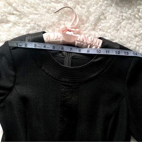 Rachel Zoe Black Sheath Mini Dress Size 6 - Picture 7 of 13